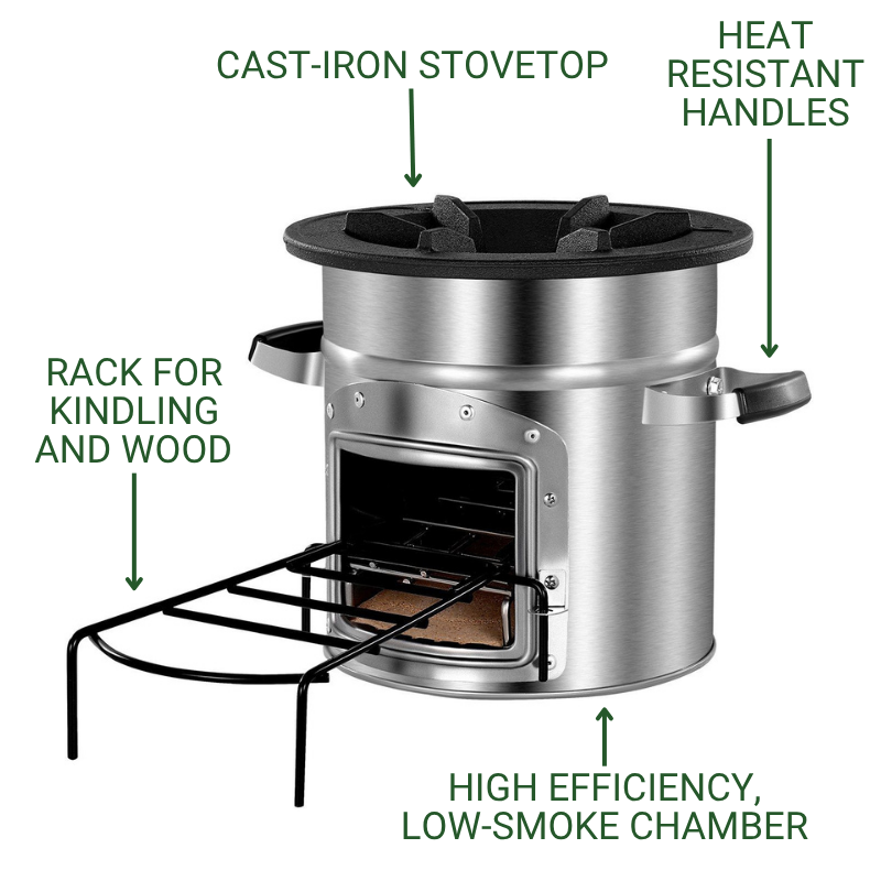 WildKit™ Premium Rocket Stove